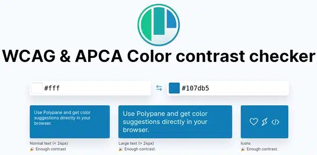 accessibility testing - colour contrast analyzer