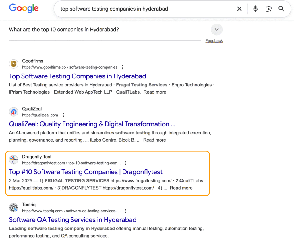 Software top software testing companies india